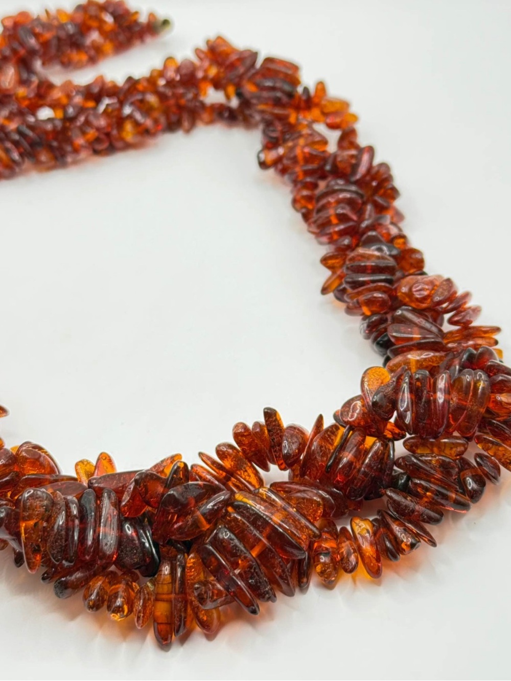 Antique Baltic Amber Necklace 21.5inch | 54.60cm | 74 grams - Picture 5 of 8